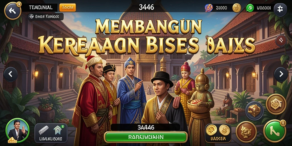 Tangkapan layar utama 3446 menampilkan antarmuka gameplay Tycoon yang menarik.