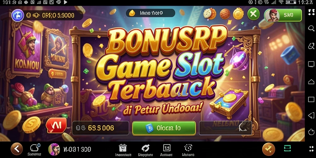 Screenshot utama menunjukkan gameplay menarik yang penuh aksi dalam game Slot.