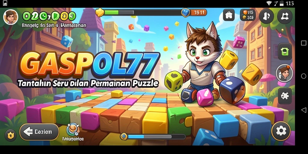 Tampilan gameplay menarik dari GASPOL77 dengan berbagai tantangan Puzzle.