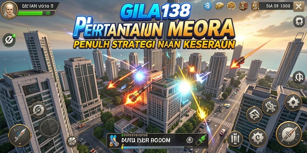 Tampilan gameplay Tower Defense yang mengasyikkan dan penuh aksi.