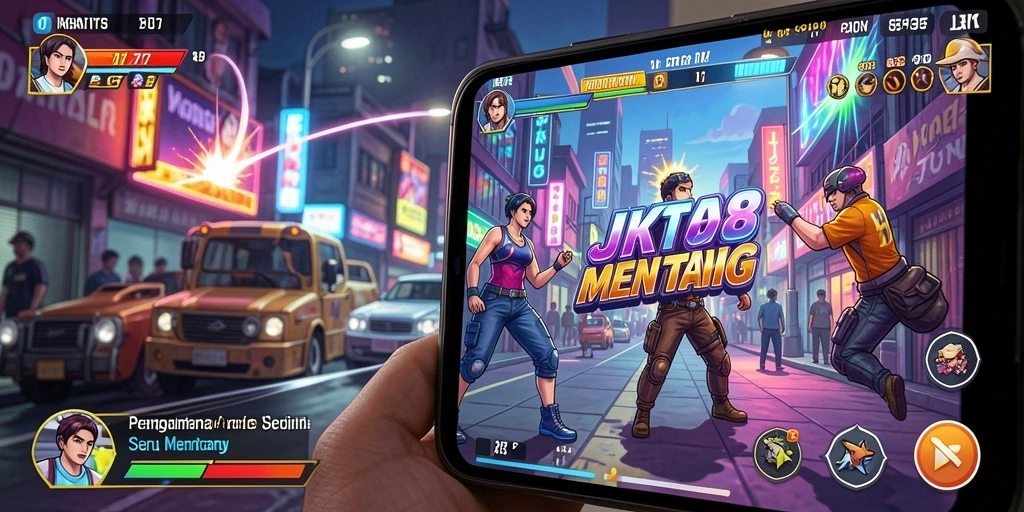 Tangkapan layar dari gameplay seru JKT8 yang penuh tantangan.