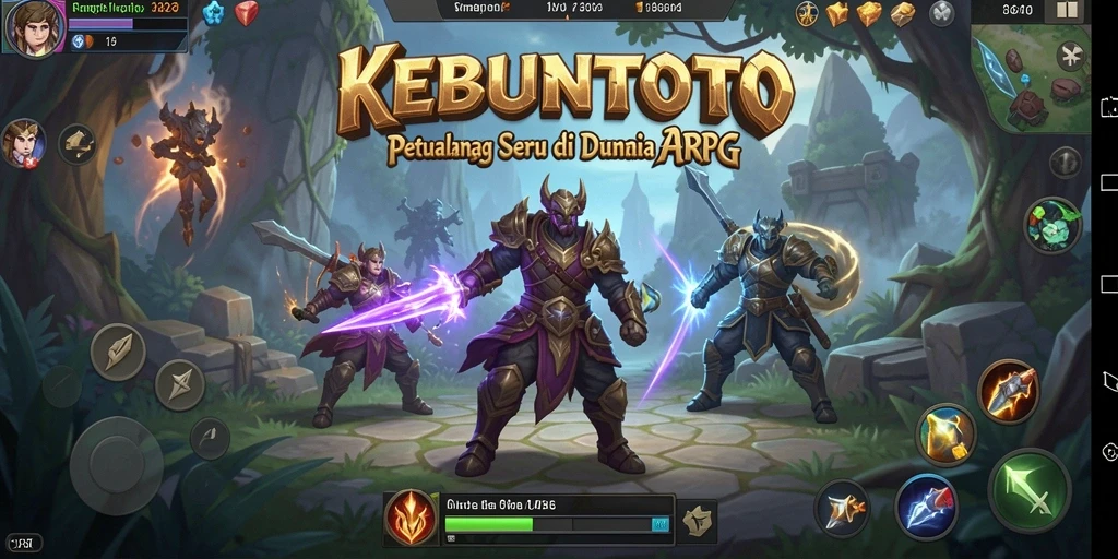 Screenshot gameplay KEBUNTOTO yang menunjukkan aksi seru di dunia ARPG.