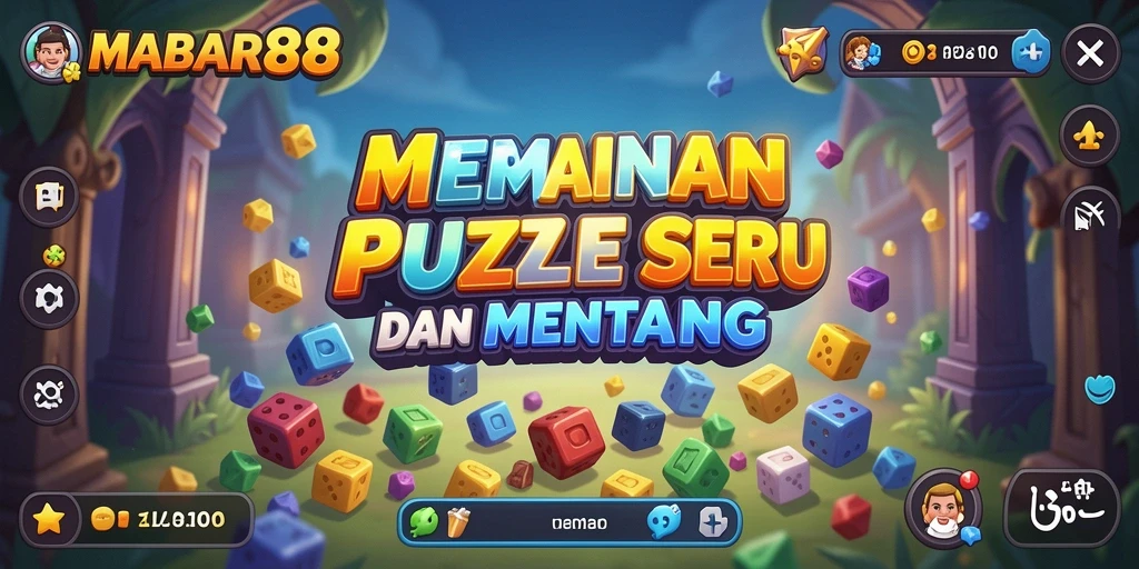 Tampilan gameplay menarik dari MABAR88 dengan banyak tantangan puzzle.
