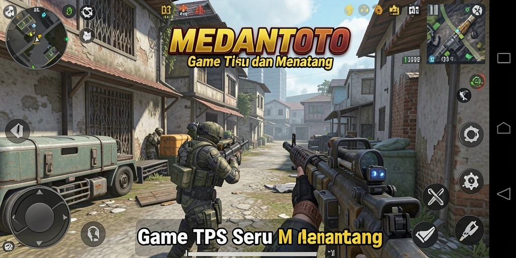 Tampilan gameplay seru di MEDANTOTO dengan pertempuran yang mendebarkan.