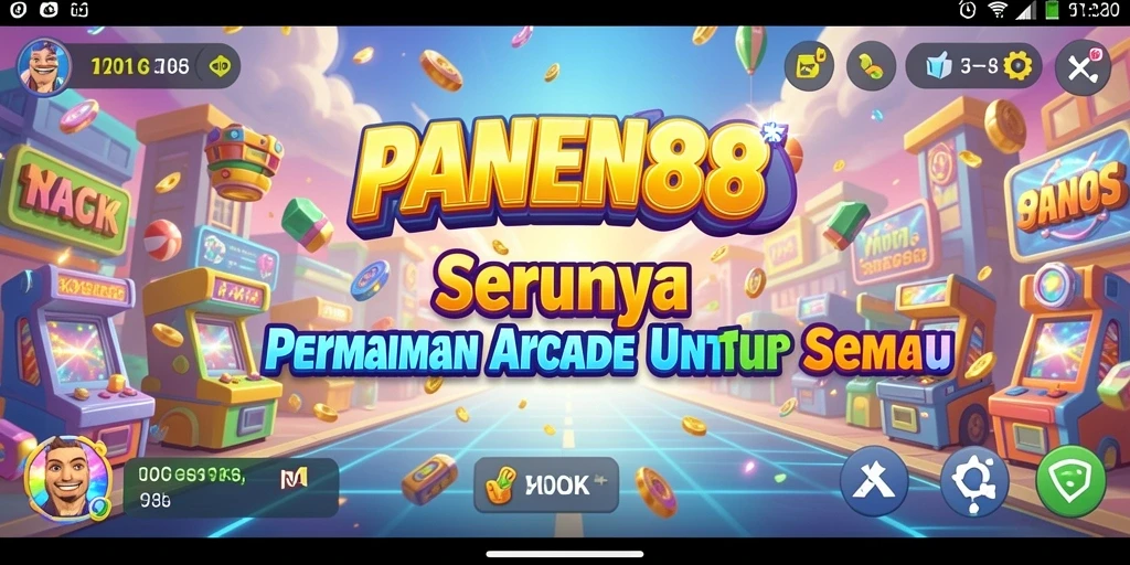 Menampilkan aksi seru dalam permainan arcade PANEN88 dengan grafis yang memukau.