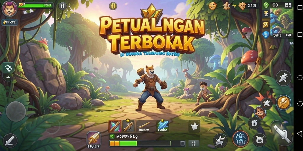 Gameplay PPRRYY menampilkan eksplorasi dunia yang luas dan interaktif.