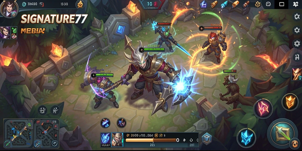 Tampilan gameplay <strong>SIGNATURE77</strong> yang penuh aksi dan strategi.