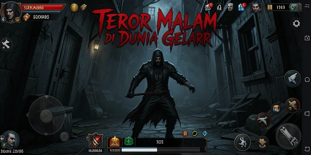 Gameplay menegangkan dalam SUKA86 saat menghadapi hantu.