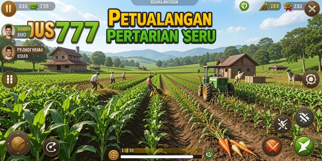 Tampilan menarik dari gameplay pertanian UUS777.